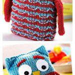 Sidney Owl Toy Free Knitting Pattern
