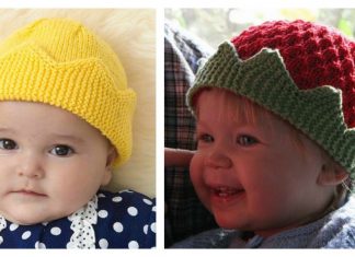 The Royal Crown Hat Free Knitting Pattern