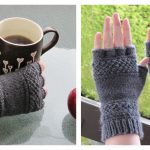 Tipless Gloves Free Knitting Pattern