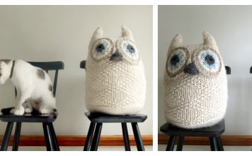 Big Snowy Owl Free Knitting Pattern