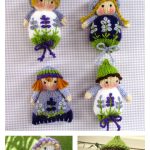 Lavender Sachet Dolls Free Knitting Pattern