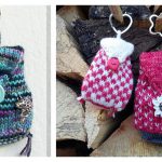 Mini Bag Keychain Free Knitting Pattern
