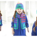Shamrock Scarf and Hat Free Knitting Pattern