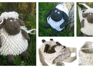 Sheep Backpack Free Knitting Pattern