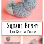 Square Bunny Free Knitting Pattern