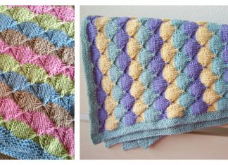 Treetops Baby Blanket Free Knitting Pattern