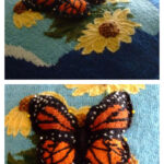 3D Butterfly Free Knitting Pattern