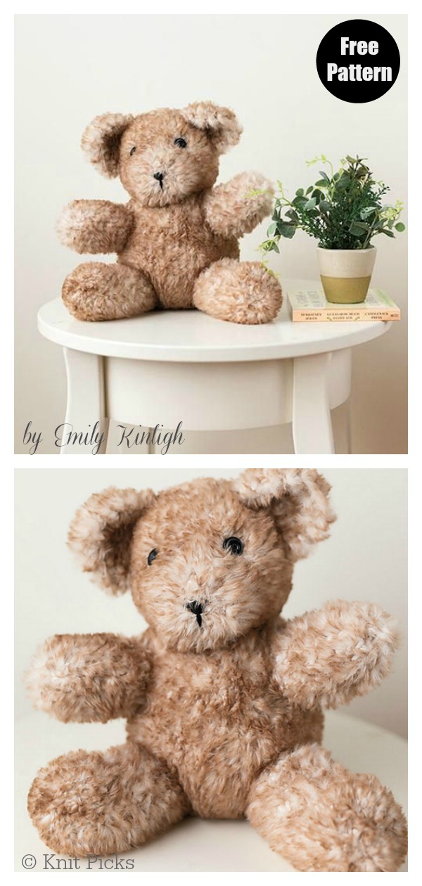 Teddy Bear Free Knitting Pattern