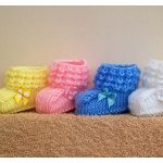 Baby Crocodilly Mocs Booties Free Knitting Pattern