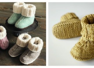 Baby Hug Boots Free Knitting Pattern