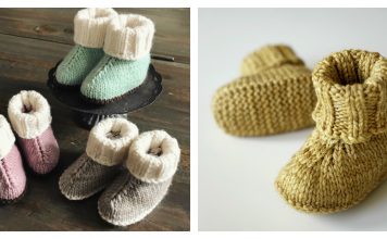 Baby Hug Boots Free Knitting Pattern