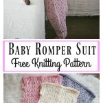Baby Romper Suit Free Knitting Pattern