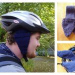 Bike Helmet Earmuffs Free Knitting Pattern