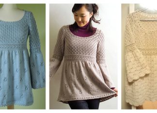 Empire Waist Pullover Free Knitting Pattern