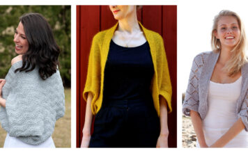 Simple Shrug Free Knitting Patterns