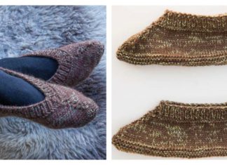 Simply Knit Lady's Slippers Free Pattern