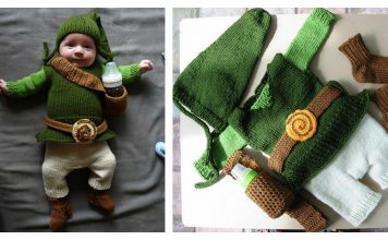 The Legend of Baby Link Costume Free Knitting Pattern