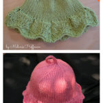 Baby Sun Hat Free Knitting Pattern