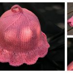 Baby Sun Hat Free Knitting Pattern
