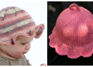 Baby Sun Hat Free Knitting Pattern