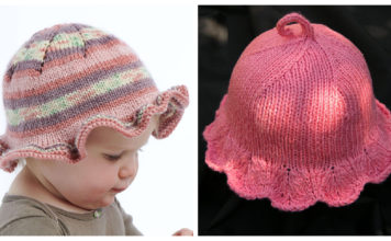 Baby Sun Hat Free Knitting Pattern