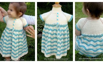 Best Sunday Baby Dress Free Knitting Pattern