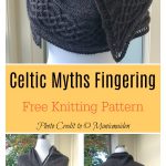 Celtic Myths Fingering Shawl Free Knitting Pattern