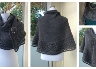 Celtic Shawl Free Knitting Pattern