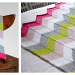 Chevron Baby Blanket Free Knitting Pattern