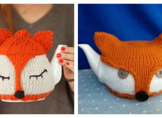 Fox Tea Cosy Free Knitting Pattern