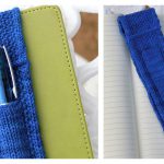 Journal Band with Pen Pocket Free Knitting Pattern