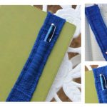Journal Band with Pen Pocket Free Knitting Pattern