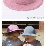 Kids Summer Hat Free Knitting Pattern