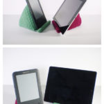 Reading Rest Phone or Tablet Stand Free Knitting Pattern