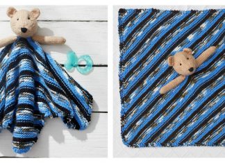 Teddy Bear Lovey Free Knitting Pattern