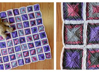 Window Paint Throw FREE Knitting Pattern