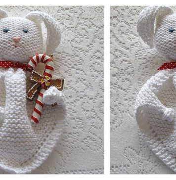 Bunny Blanket Buddy Free Knitting Pattern