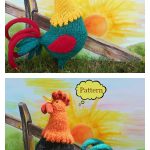 Good Morning Rooster Knitting Pattern