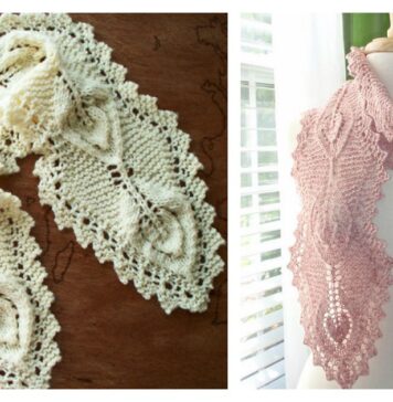 Lamina Lace Scarf Free Knitting Pattern