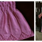 Little Girl Flora Dress Free Knitting Pattern