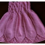 Little Girl Flora Dress Free Knitting Pattern