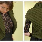 Shawl Collar Vest Free Knitting Pattern