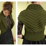 Shawl Collar Vest Free Knitting Pattern