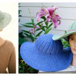 Sunny Summer Hat Free Knitting Pattern