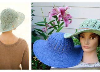 Sunny Summer Hat Free Knitting Pattern