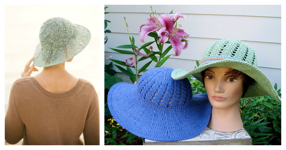 Sunny Summer Hat Free Knitting Pattern