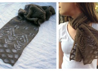 Antelope Island Lace Scarf Free Knitting Pattern