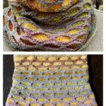 Lozenge Cowl Free Knitting Pattern