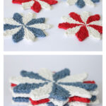 Pinwheel Coasters Free Knitting Pattern
