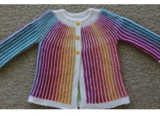 Rainbow Baby Sweater Free Knitting Pattern